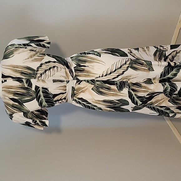 Palm-printed tie-back dress by Great Jones - Picture 5 of 8